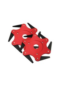 Resim Zcjb Adet Bıçak Manganez Çelik Jilet Biçme Giyotin Kafa Kesici Bıçak Bahçe Çim İçin 6 Çelik -123218 