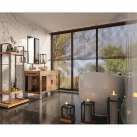 Resim NT Concept Ntconcept Arwen Masif Ağaç Banyo Dolabı -80cm 