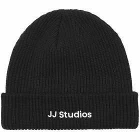 Resim Jack & Jones Erkek Siyah Jacsoho Beanıe Sn Bere 12280090-Black 