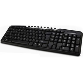 Resim HADRON Hd825 Multımedıa Türkçe Q - Arapça Multimedya Klavye 