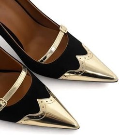 Resim Jabotter Livora Süet - Rugan 10 Cm Stiletto 
