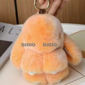 Resim Silver1 Gıoıo Yeni Sevimli Gerçek Saç Tilki Küçük Cinderblock Saç Araba Anahtarlık Kolye Ins Pixie Peluş Top Çanta Aksesuarları (Yurt Dışından) 