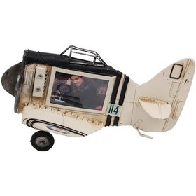 Resim Uçak Çerçeve Vintage Dekoratif Ev Ofis Hediyelik 