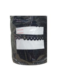 Resim Çamaşır Lastiği Dantelli 1 Cm 1 Metre Siyah 