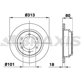 Resim ARKA FREN DISK AYNASI HAVALI FRONTERA A 2.2I / 2.4I / 2.3 TD / 2.5 TDS / 2.8TD 