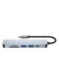Resim Daytona Hc13C 6'lı Usb-C Hub;Pd/Usb/Hdmı/Kart Oku. 