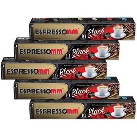 Resim Espressomm Nespresso Uyumlu Black Kapsül Kahve 50 Adet 