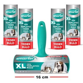 Resim Smarter XL Tüy Toplayıcı Rulo + 4 Yedek Rulo 