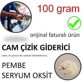 Resim Oto Cam Çizik Giderici Pembe Seryum Oksit - 100 Gram 