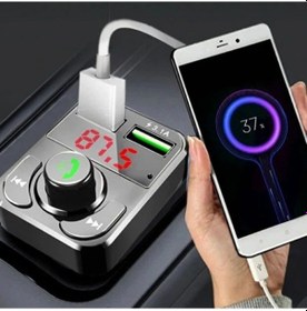 Resim Konyax Qc 3.1a Usb Pd /tf Fm Transmitter 