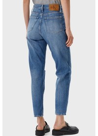 Resim Calvin Klein Bayan Kot Pantolon J20j225140 1a4 Mavi Mavi 