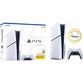 Resim Sony PS5 Slim Standart Edition 1 TB SSD CD’li Oyun Konsolu (Bilkom Garantili) 