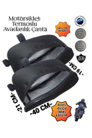 Resim SEVBAGS Motosiklet Termoslu Avadanlık Ön Koruma Demiri Çantaları 40cm 