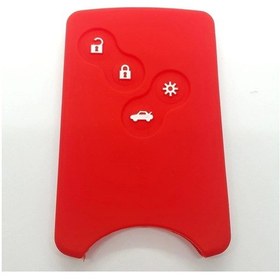 Resim Renault Uyumlu Laguna Kırmızı Silikon Anahtar Kılıfı Fs Koruyucu Kılıfı Fs 