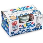 Resim Carioca Sulu Boya Tempera Süper Yıkanabilir 6 Renk KO022 