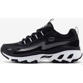 Resim Skechers Skechers D'lites Arch Fit Erkek Siyah Sneakers 237310 Bkw Siyah | Orijinal 