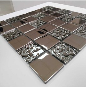 Resim MozaiKristaL Mutfak Tezgah Arası Ve Iç Dekorasyon Için 48x48x6 Mm Cam Seramik. ( 1 Koli = 1 M2 Fiyatıdır ) 