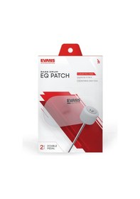 Resim Evans Eqpc2 Şeffaf Plastik Bas Davul Koruyucu"twin Pedal" 