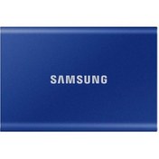 Resim Samsung 2TB Taşınabilir T7 SSD 2.5 Mavi Taşınabilir Disk 