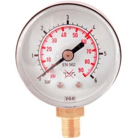 Resim Yıldız 51006-50 4 Bar Kadran sonu 6 Bar Basınç Göstergesi 