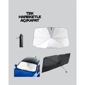 Resim Pratik Ön Cam Güneşliği – Geniş Kapsama Alanı, Kolay Saklama 