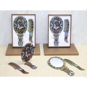 Resim Kelebek Katlanabilir Ayna Ve Tarak Seti Büyük Boy Alk4981 