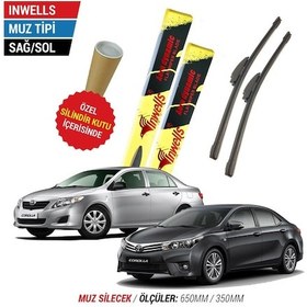 Resim Toyota Corolla Uyumlu İnwells Muz Silecek Takımı 2013-2018 