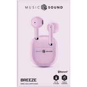 Resim Cellular Line CELLULARLINE Music Sound Breeze TWS Bluetooth Kulak İçi Kulaklık Pembe 