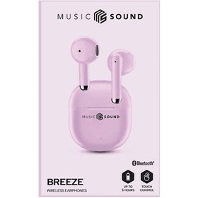 Resim Cellular Line CELLULARLINE Music Sound Breeze TWS Bluetooth Kulak İçi Kulaklık Pembe 