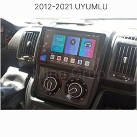 Resim Fiat Ducato 2012-2021 Uyumlu 9" Android Multimedya Sistemi - Kablosuz CarPlay & Android Auto, IPS Ekran, Geri Görüş Kamerası Hediyeli (2, GB) 