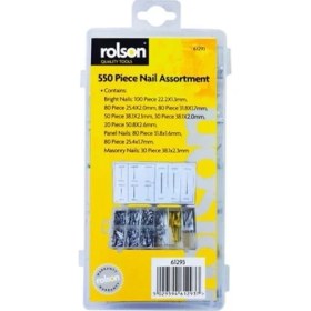 Resim AyrStore 61293 550 Pc Nail Assortment 