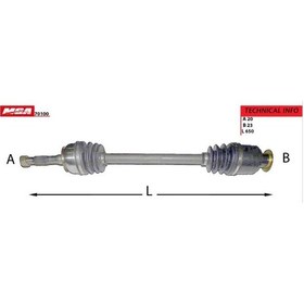 Resim Mga-70100 - Aks Sağ Sol Komple R12 
