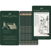 Resim Faber-Castell 9000 Design K.K. Seti (5B-5H) 