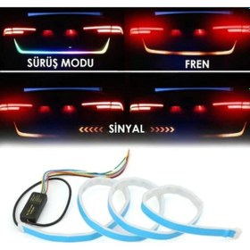 Resim Bagaj Altı Kayan Led Kayar Led 120 Cm Her Araca Uyumludur 
