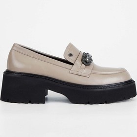 Resim Tamer Tanca Kadın Hakiki Deri Vizon Loafer Ayakkabı 33 75503 Bn Ayk Sk23/24 Vızon Dr Vizon 