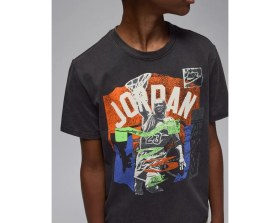 Resim Nıke Jordan Jdb Mj Throwback Slam Ss Tee Erkek Çocuk Tişört 95F225 