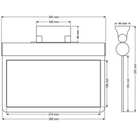Resim Arsel Sfs Sıva Altı Sfs30-3-l-sa Acil Çıkış Yönlendirme Armatürü Sürekli Ve Kesintide 180 Dak. Yanan 