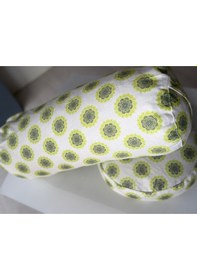 Resim Zafu Silindir Uzun Yoga Meditasyon Minderi Bolster Haki 