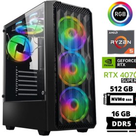 Resim XASER Delux X65 Ryzen 5 7600 16gb Ddr5 Ram 512gb M.2 Nvme Ssd 12gb Rtx4070 Super Oyuncu Bilgisayarı 