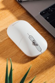 Resim Everest Kablosuz Mouse 3d Sessiz Wireless Elektronik Pilli Smw-384 Beyaz 