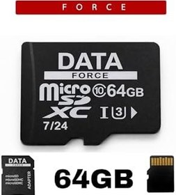 Resim 64GB U3 Hafıza Kartı | Kamera, Telefon ve DVR Uyumlu 