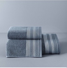 Resim Taç Butik Doğu Ekspresi Pamuk Banyo Havlusu Mavi 70x140 000000001500223881 Mavi 