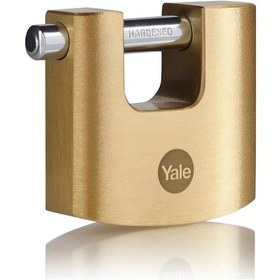 Resim Yale Oval Kayar Pimli Pirinç Asma Kilit 90 MM Y114B/90/118/1 