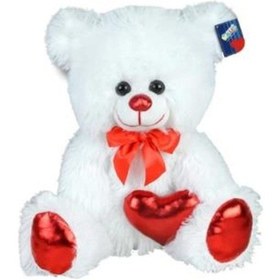Resim Halley 62500 30 Cm Parlak Kalpli Ayı Peluş Oyuncak 001 