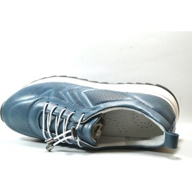 Resim Beety 23BY83.K88-B Hakiki Deri Mavi Yüksek Taban Ortopedik Casual Kadın Ayakkabı 