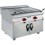Resim Karacasan Endüstriyel 900 Seri Dolaplı 80 Cm Doğalgazlı Sulu Balıksırtı Izgara Krcs.eızdsbg.890 