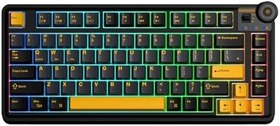Resim Aula AU75 3 Modlu RGB Hot Swap Mekanik TKL Seiya Switch Kablosuz Makrolu Klavye Siyah 