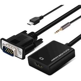 Resim DNR Bilişim Vga Input(giriş) & Hdmı Output (çıkış) 1080p Hd Video Converter Micro Usb Power Güç Girişli 