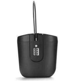 Resim Fortunelane Abs Malzeme Anahtar Kutusu, Büyük Kapasite, Apartman Kullanımına Uygun, Siyah/mavi/mor/beyaz 