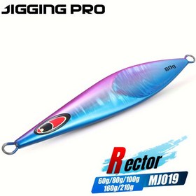 Resim JIGGING PRO 60g 80g 100g 160g 210g Yavaş Jigging Tuzlu Su Balıkçılığı Yemi Parlayan Metal Jig 